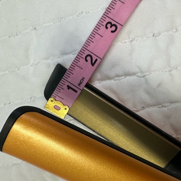 Lunata Vibrant Orange Hair Straightener On and Off Switch - Picture 8 of 12